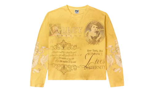 CELESTIAL THERMAL SWEATSHIRT "YELLOW" VAL123