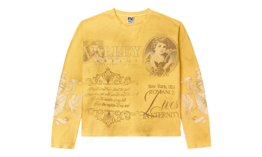 CELESTIAL THERMAL SWEATSHIRT "YELLOW" VAL123