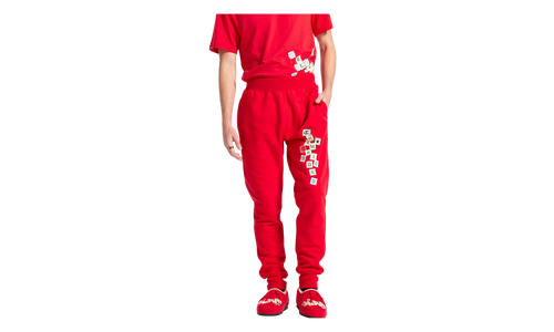 Scrabble Reverse Weave Jogger Pants "Scarlet" P3700 590723040