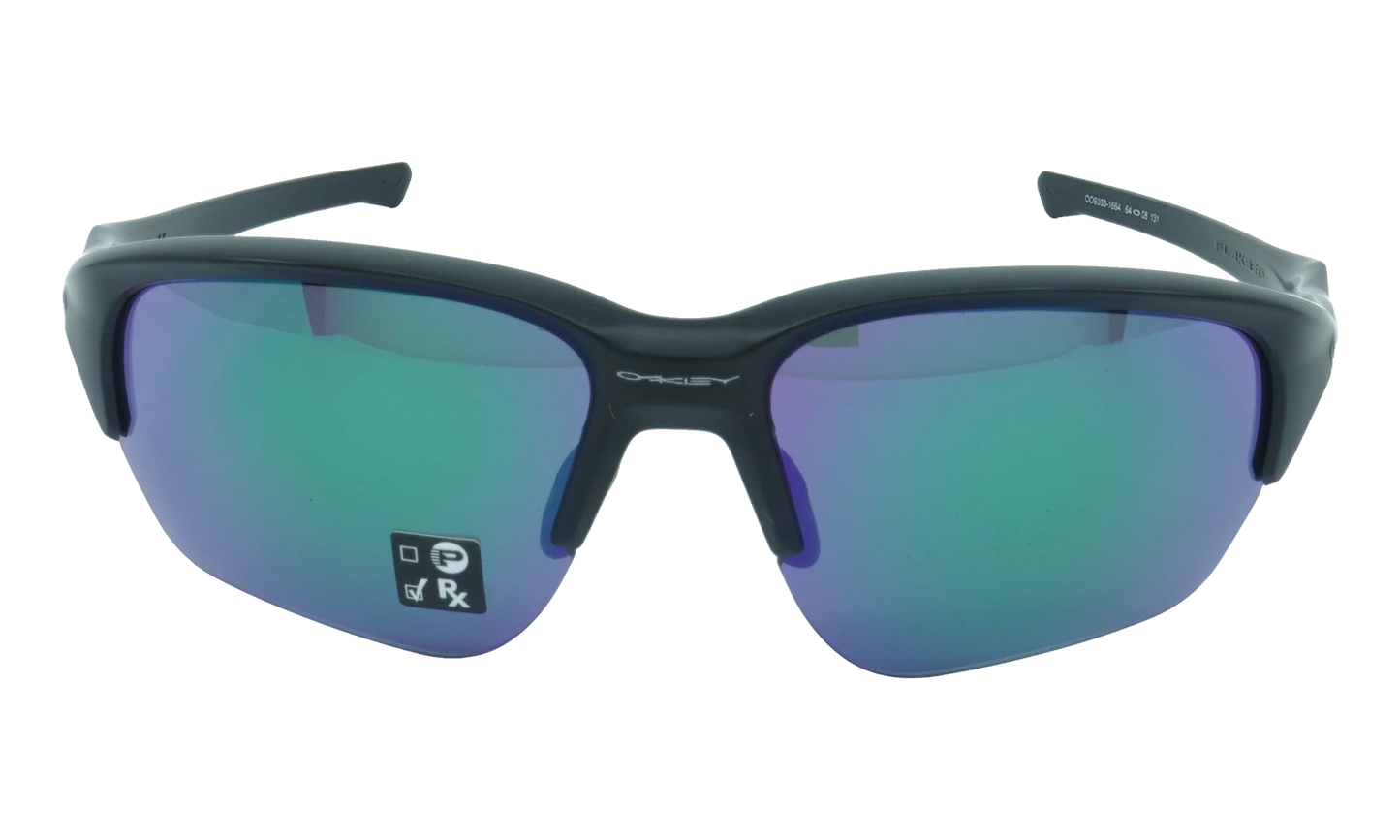 Flak Beta Sunglasses "Matte Black / Jade Iridium" OO9363 16