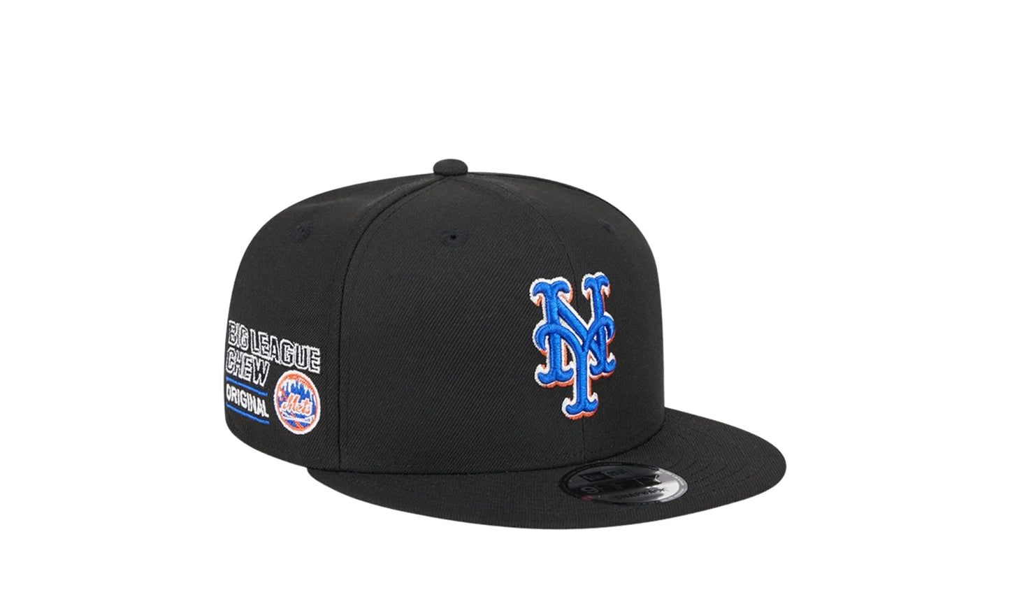 Chew New York Mets 59FIFTY Fitted Hat "Big League -Black" 60507028