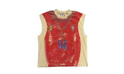 Muscle Sleeveless T-Shirt "Red" EDHCMBSF