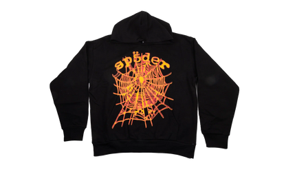 OG WEB V2 HOODIE "Black/Orange" SP5der302