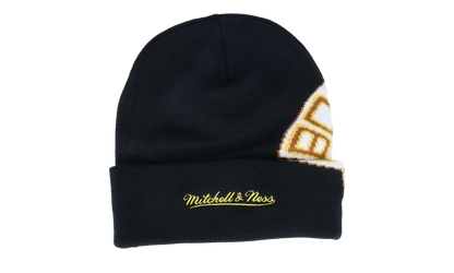 NHL Vintage Cricket Knit Beanie "Boston Bruins - Black" HCFK7268 BBNYYPPPBLCK