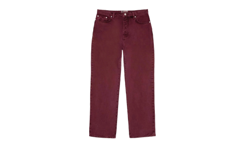 Washed Canvas Classic Jean "WINE" 116659 WINE