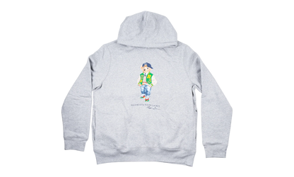 Letterman Bear Fleece Hoodie "Grey" 710953719001