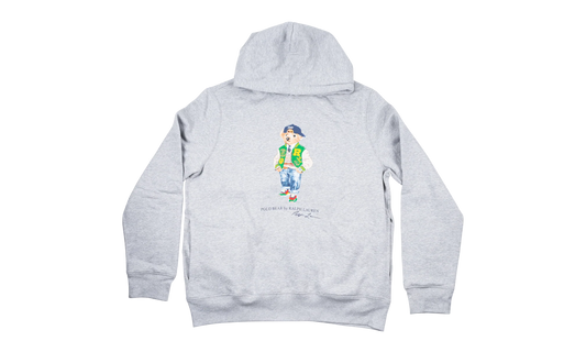 Letterman Bear Fleece Hoodie "Grey" 710953719001