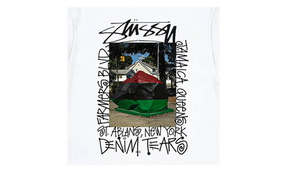 Stussy Farmers Blvd Short Sleeve Tee Shirt "White" DT309