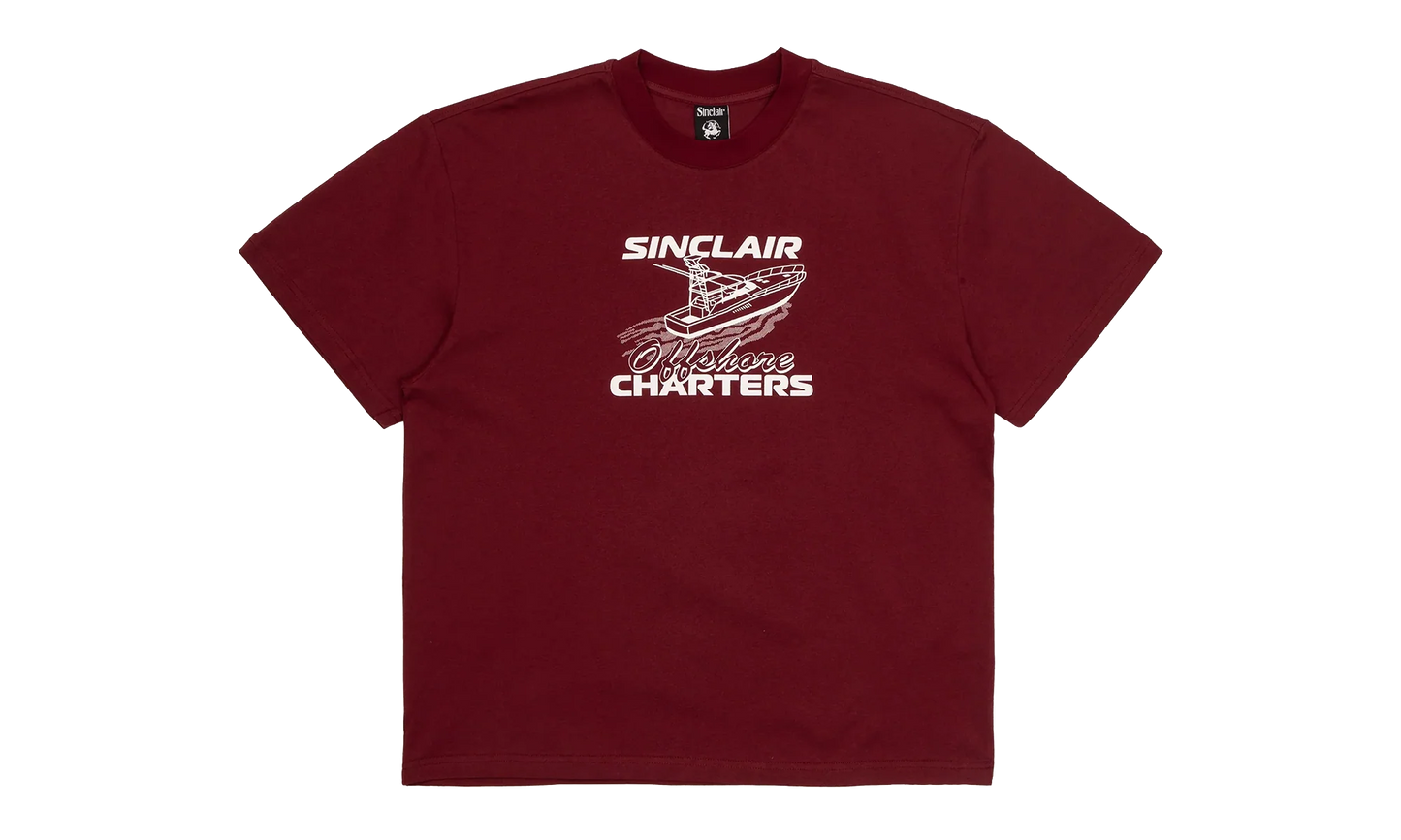 Offshore Charter Short Sleeve T-Shirt "Red" SMT171 1 RED