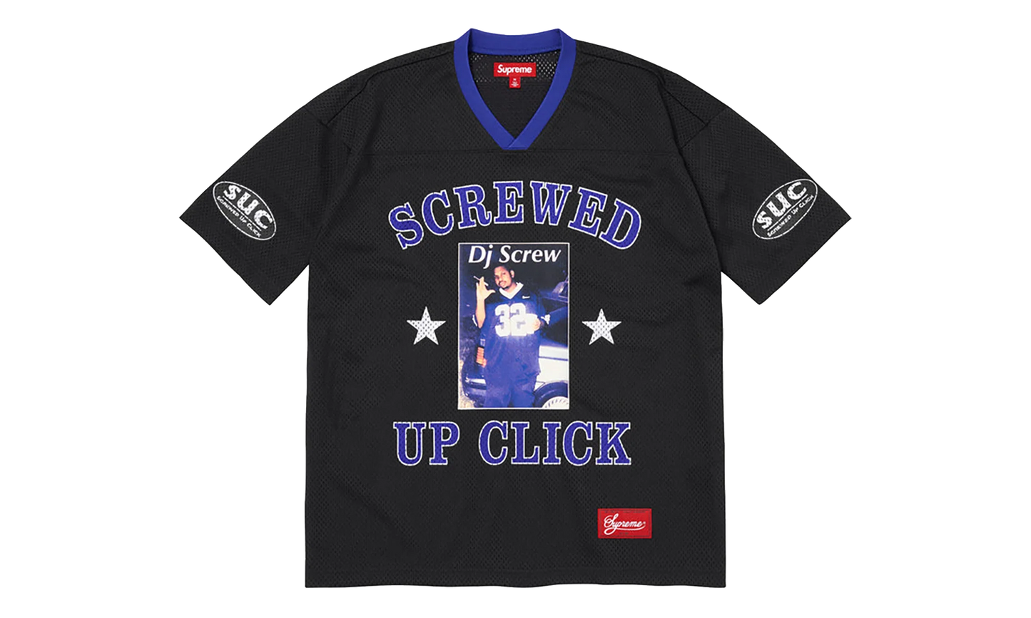 DJ Screw Football Jersey "SS26 - black" SU27360