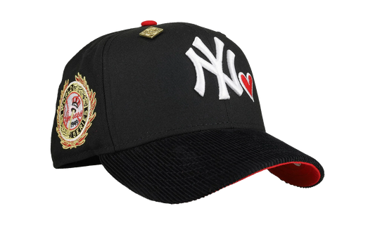 59FIFTY New York Yankees 1949 World Series Valentines Day Fitted Hat "Black / Red" NE226