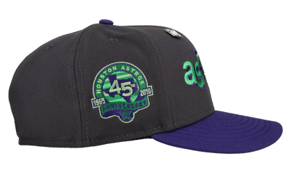 59FIFTY Houston Astros 45th Anniversary Ransom "Skunk" Fitted Hat "Black/ Royal Blue" 123451295936