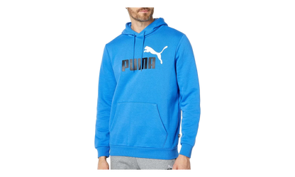 Essential+ Big Logo Fleece Hoodie "Nebulas Blue" 846849 75