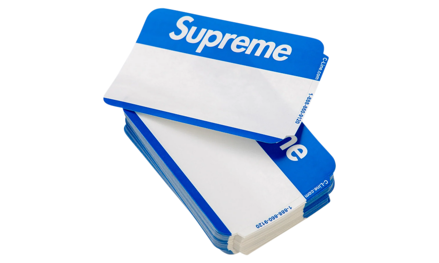 Name Badge Stickers "FW20" SU9292