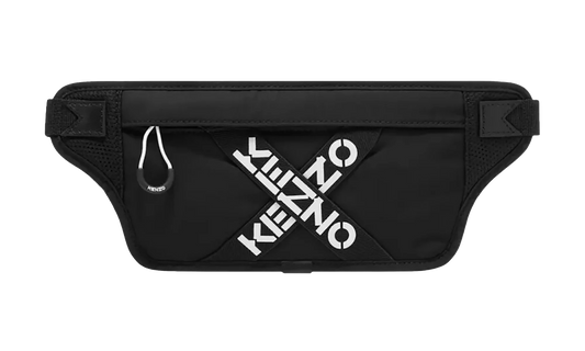 Logo Print Flat Belt Bag "Black" 5SA225 F21 99