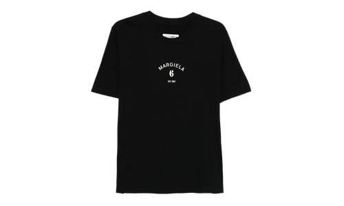 Margiela 6 Printed T-Shirt "Black" SH2GC0038 M20048 900