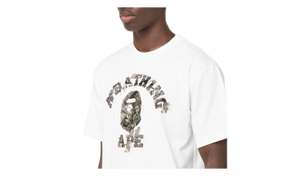 Tree Edge Camo College Tee "White / Brown" 1L80 110 030 WHT