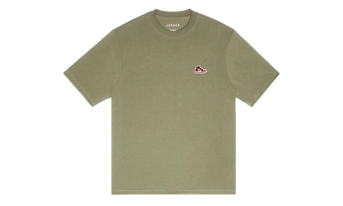 Air Jordan Sneaker Patch T-Shirt "Khaki" HJ2326 238