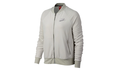 Velour Full Zip Jacket WMNS "Oatmeal Grey" 921149 072