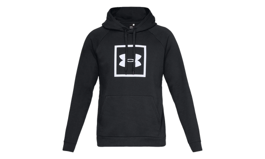Rival Fleece Box Logo Hoodie "Black / White" 1329745 001