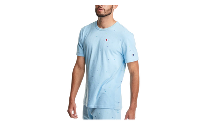 C-Life Heritage Paint Splatter T-Shirt "Candid Blue" T25969 549967 AZZC