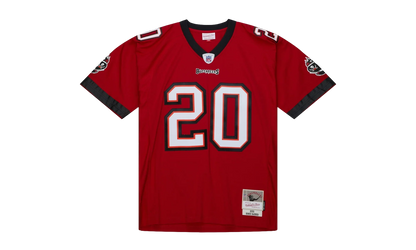 NFL Ronde Barber Dark Jersey "2002 Tampa Bay Buccaneers - Scarlet" LGJY6872 TBB02RBRSCAR