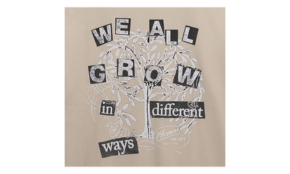 We All Grow T-Shirt "Taupe" HTG260195 TAUP