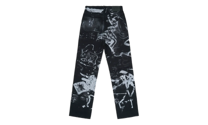 Lost Frequencies Ricardo Graffiti Slim-Fit Jeans "Black" MLFQD1057 J2116GRFGP