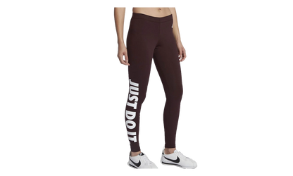 Leg-A-See Just Do It Leggings WMNS "Deep Burgundy / White" AH2008 641
