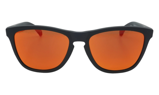 (Asian Fit) Frogskins Sunglasses "Matte Black / PRIZM Ruby" OO9245 63