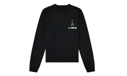 Blurred Stroller Sweater "Black" F15011 BLK