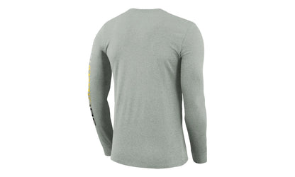 NBA GS Warriors Mezzo Print Long Sleeve T-Shirt "Grey" AQ6798 063