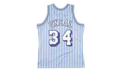 NBA Shaquille O’Neal Striped Swingman Jersey "1996 Los Angeles Lakers" SMJYBW19047 LALPTBL96SON