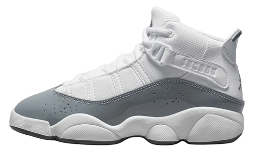 Air Jordan 6 Rings PS "White Cool Grey" 323432 121
