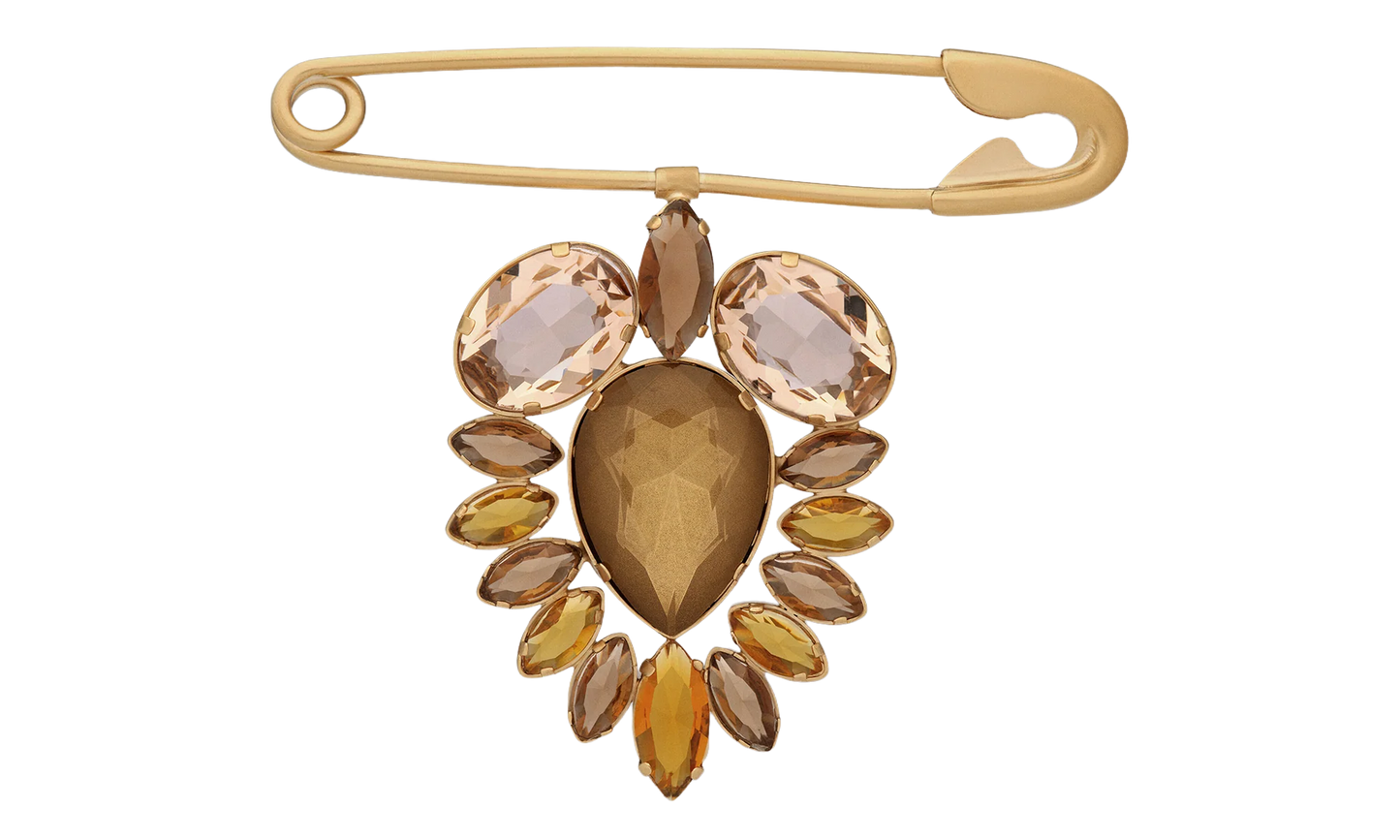 GEMSTONE BROOCH "GOLD" SM1VK0012SV0164961