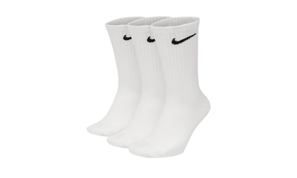 Everyday Lightweight Training Crew Socks (3 Pairs) "White / Black" SX7676 100