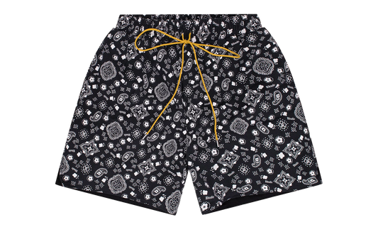 Ssense Exclusive Bandana Shorts "Black" SEBSG001