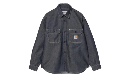 Tigan Shirt Jacket "Blue Rigid" I036263 01 01
