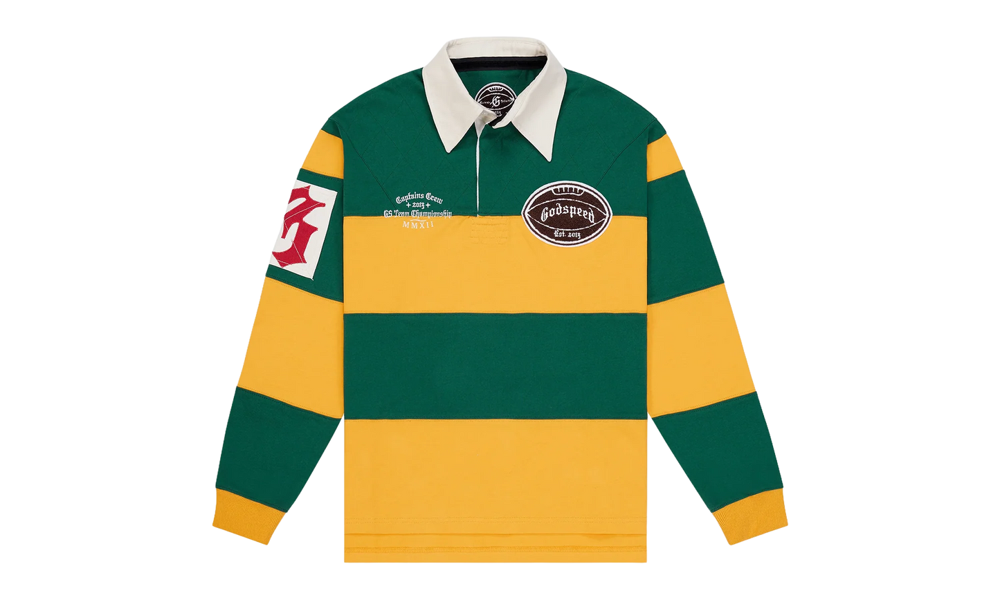 Classic Field Rugby Shirt "Green / Yellow" AK1JVHGL