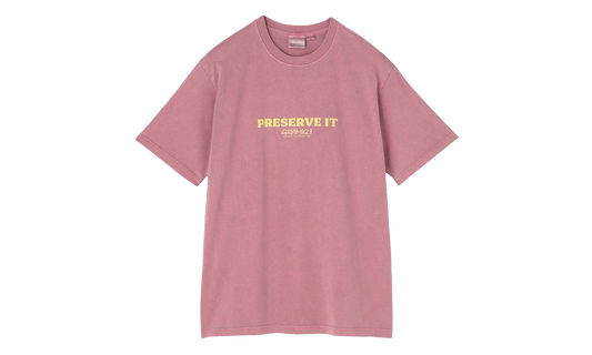 Footprints Pigment Dyed SS Tee "Red" G6SU T119 RED