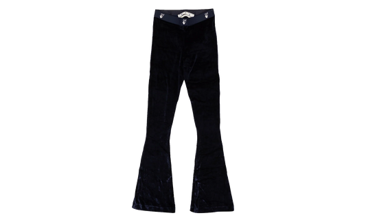 Velour Flared Leggings "Blue" 95 OFW 1801