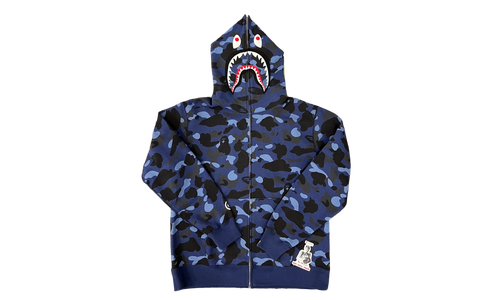 Color Camo Shark Full Zip Hoodie "Navy Blue" BCCSFZUHSB
