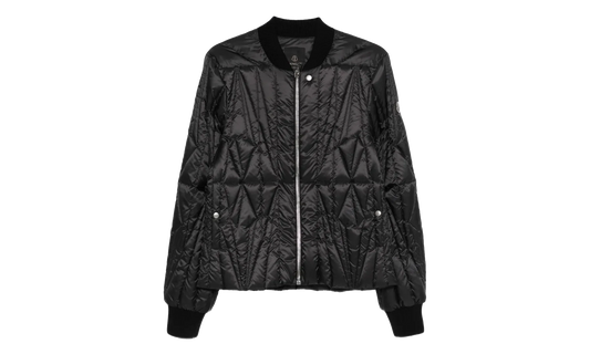 Rick Owens Woven Geocamo Flight Jacket "Black" MON38