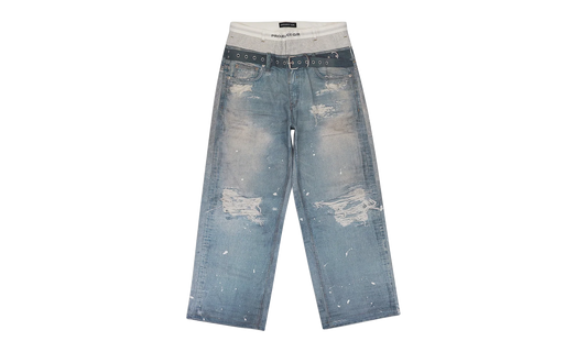 Trompe-Loeil Denim Jeans "Blue" PGR XJNS 0002