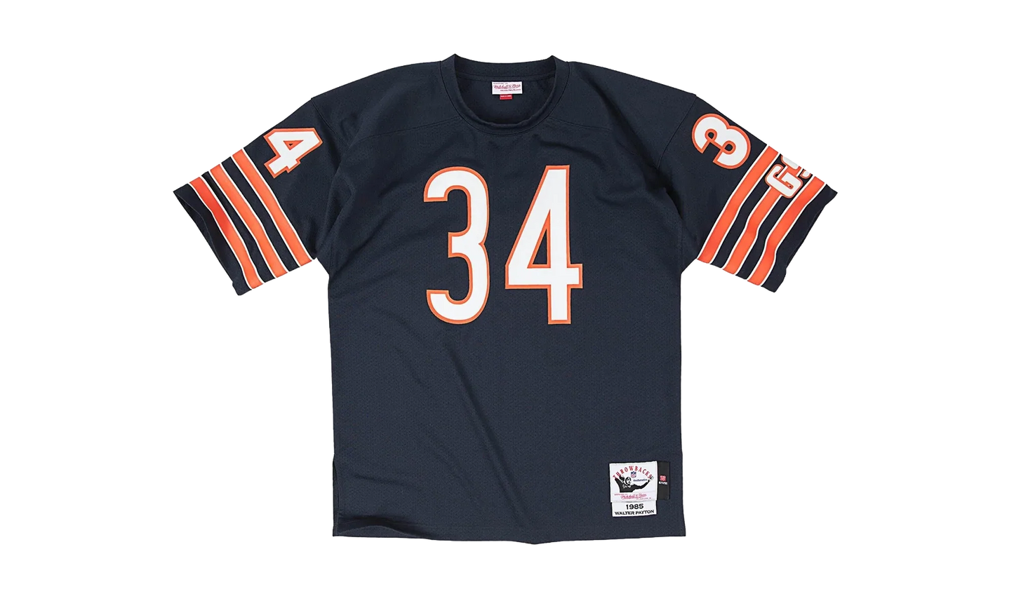 NFL Walter Payton Authentic Jersey "1985 Chicago Bears - Navy" AJY6CP18020 CBENAVY85WPA