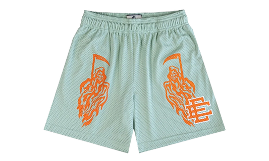 EE BASIC SHORT "WARREN LOTAS - Silt Green/Orange" EE696