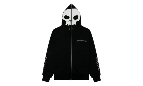 Balaclava Full Zip Hoodie "Zero - Black" P26SPZ001-BLK