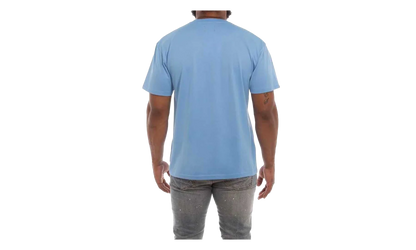 Script Short Sleeve T-Shirt "Blue" 851 2308 LBB