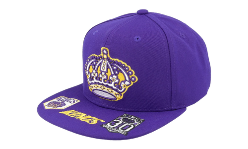 NHL Vintage Hat Trick Snapback Cap "Los Angeles Kings - Purple" 6HSSSH22089 LAKPURP