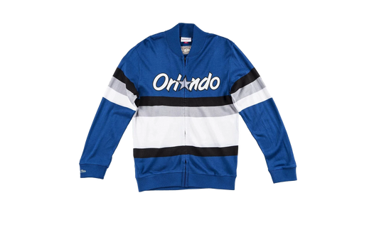 NBA Front Stripe Full Zip Sweater "Orlando Magic - Royal" SWTRAJ18024 OMAROYA